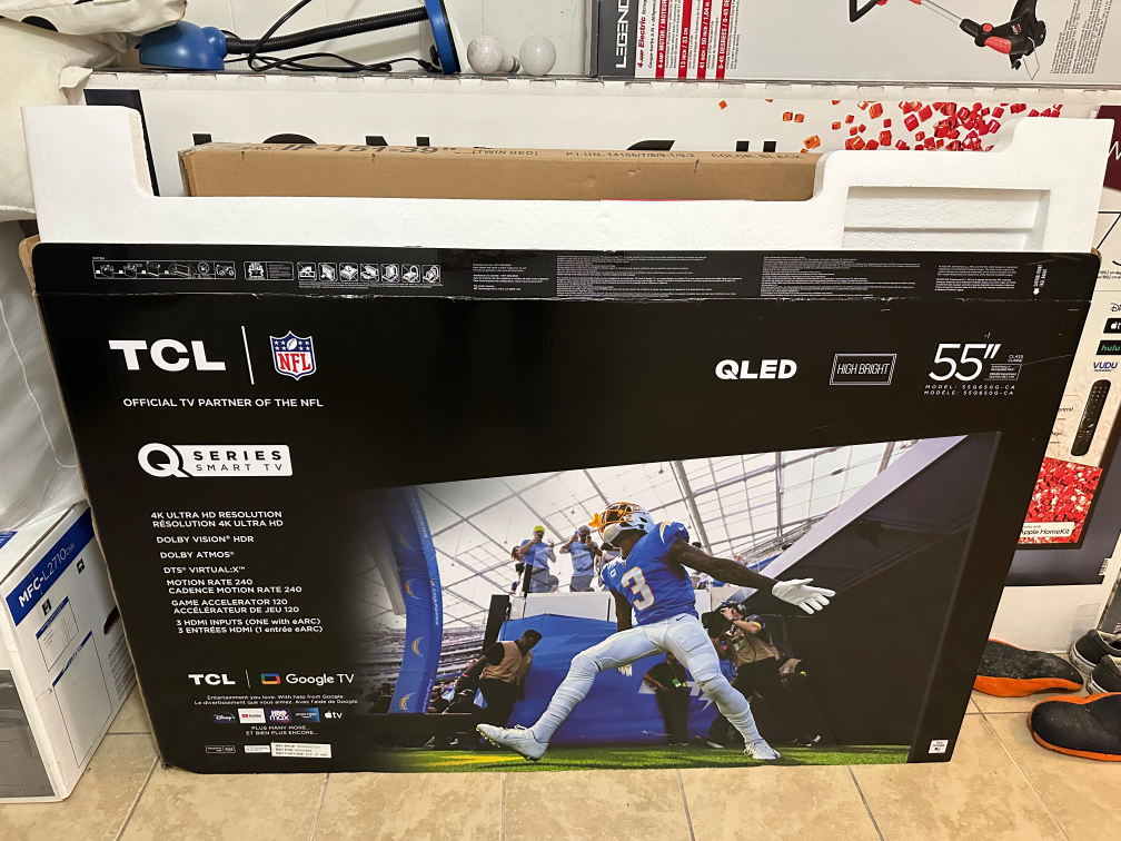 TCL 55 inch QLED 4K Smart TV with Google TV - photo 3
