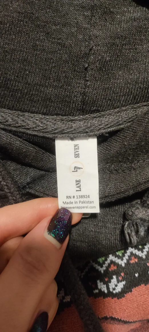 Oh Hi Santa  -  Grey Hoodie image indicator(4)