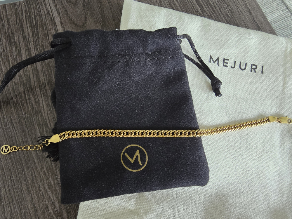 Mejuri Gold Vermeil Curb Chain Bracelet