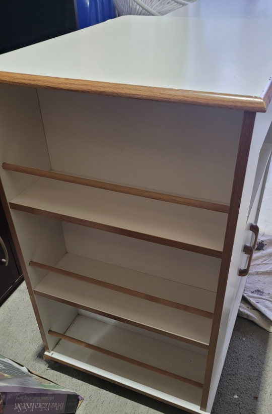 White Kitchen Cabinet with Doors and Drawers - photo 3