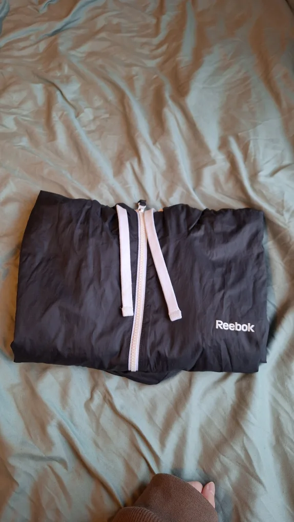 Men's Reebok Black Windbreaker Jacket Size Large image indicator(4)