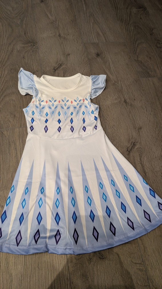 Frozen Elsa & Anna Dress Up Costume Set - Size 110 - photo 3