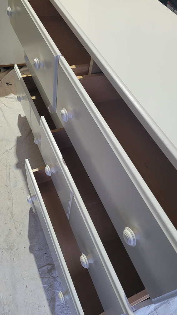 White Dresser with 6 Drawers - photo 3