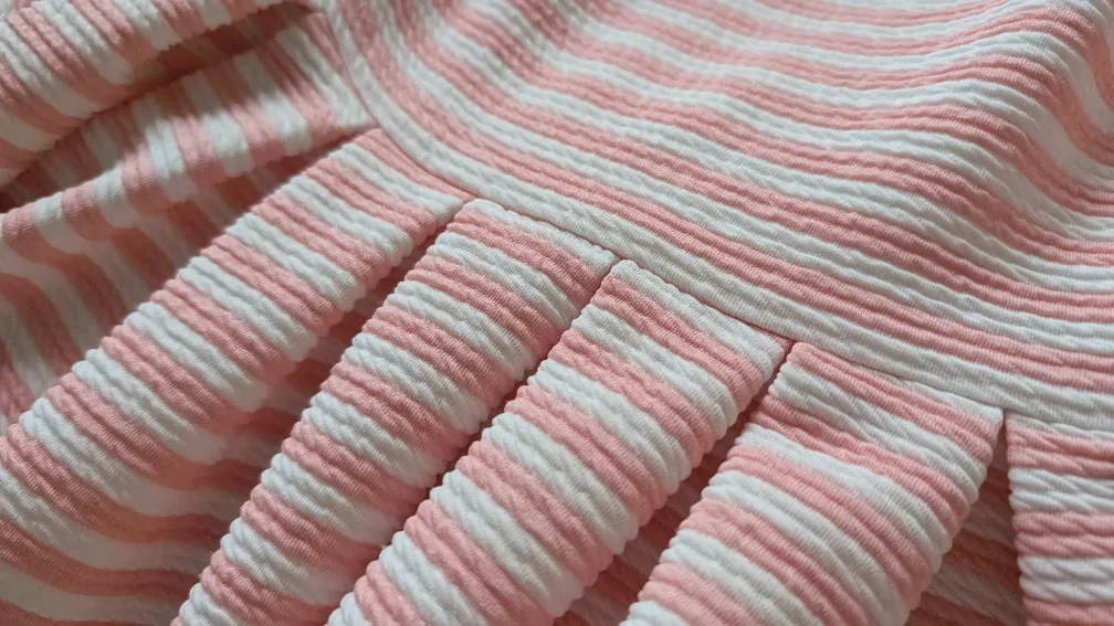Pink and White Striped Dress image indicator(5)