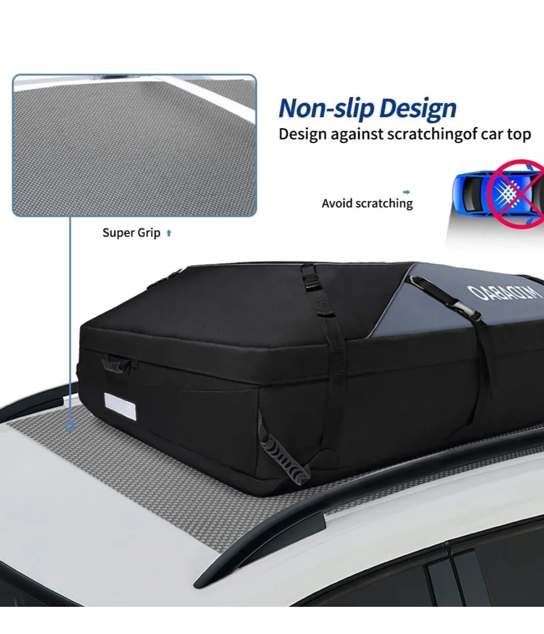 Rooftop Cargo Carrier 20 Cubic Ft, Waterproof with Anti Slip Mat image indicator(5)