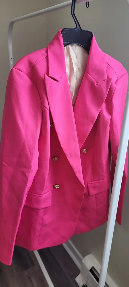 Pink Blazer with Gold Buttons image indicator(3)