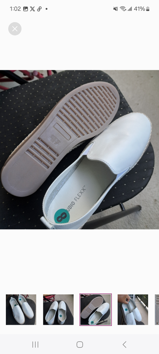White Studio Flexx Slip-on Shoes - photo 3