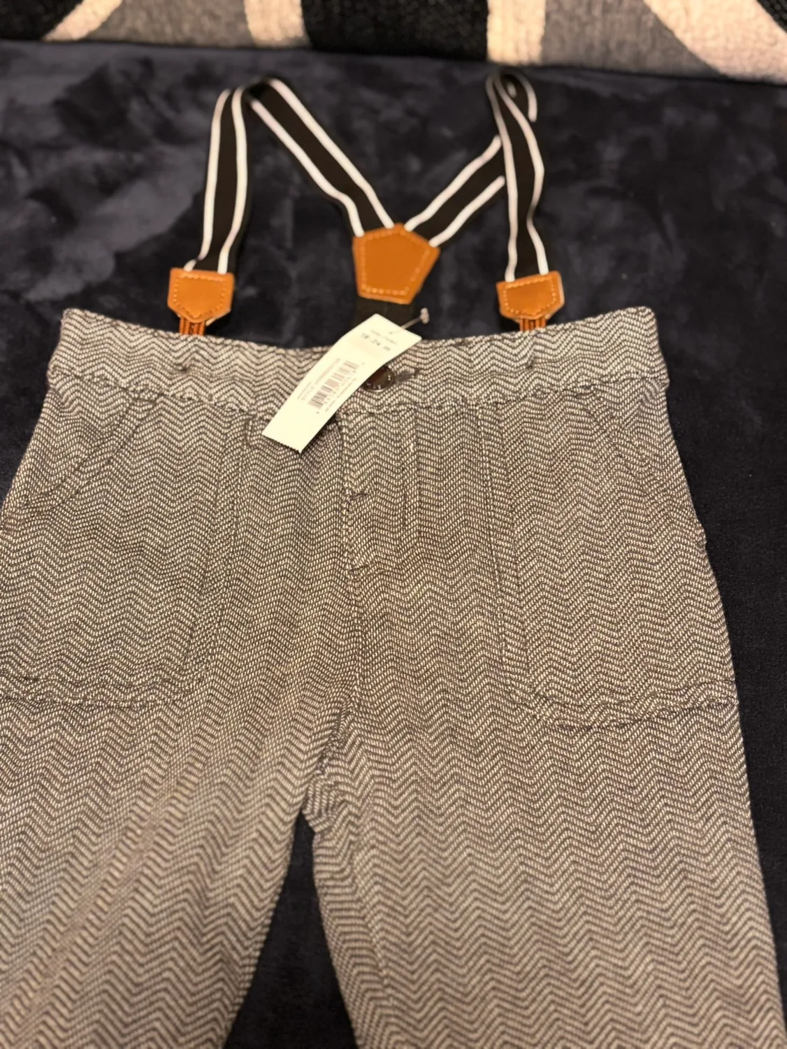 Joe Fresh Baby Boy Pants with Suspenders image indicator(2)