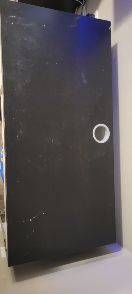 Black and White computer desk with Drawer - photo 4