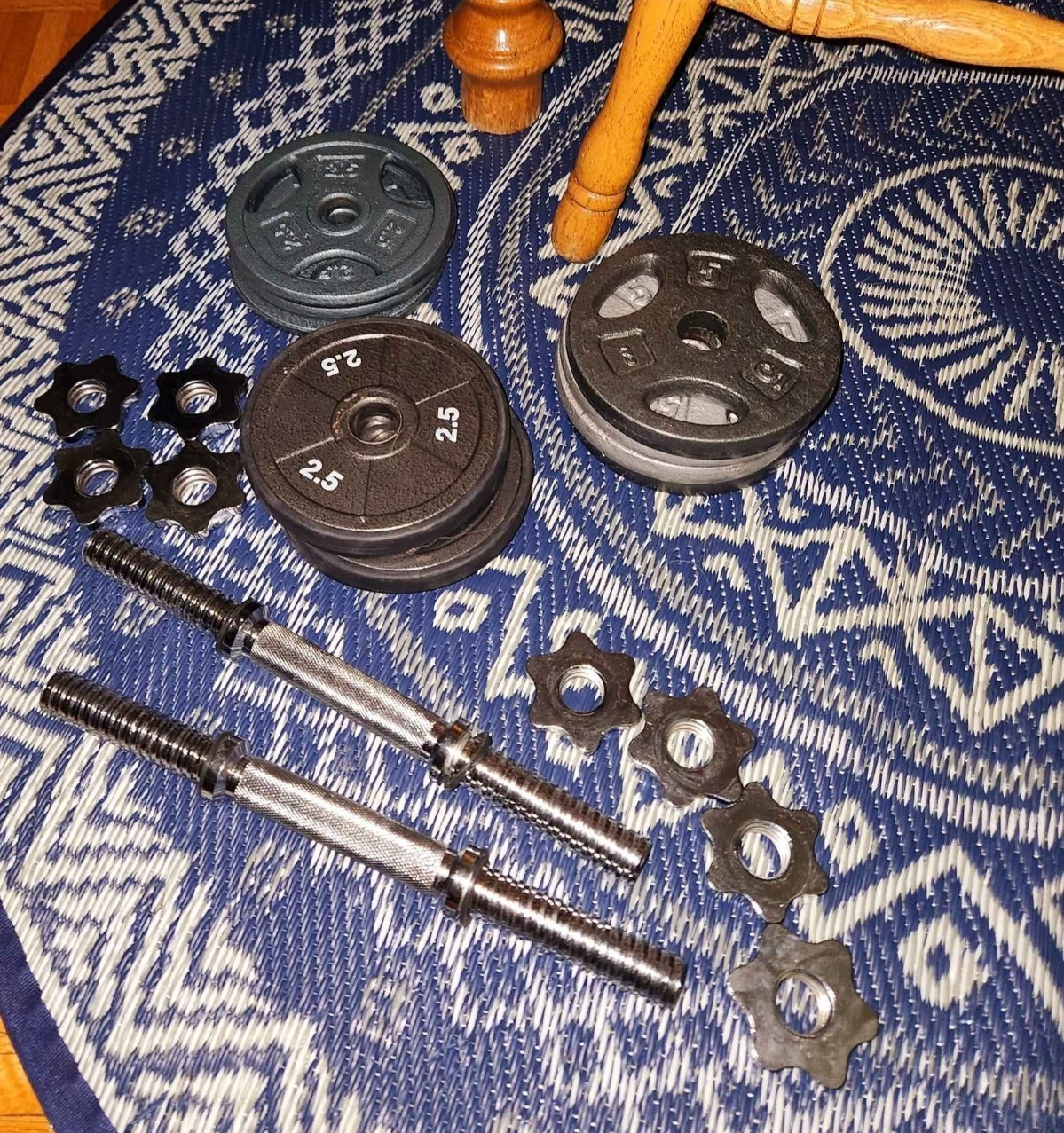 50 lbs Dumb. . . Set