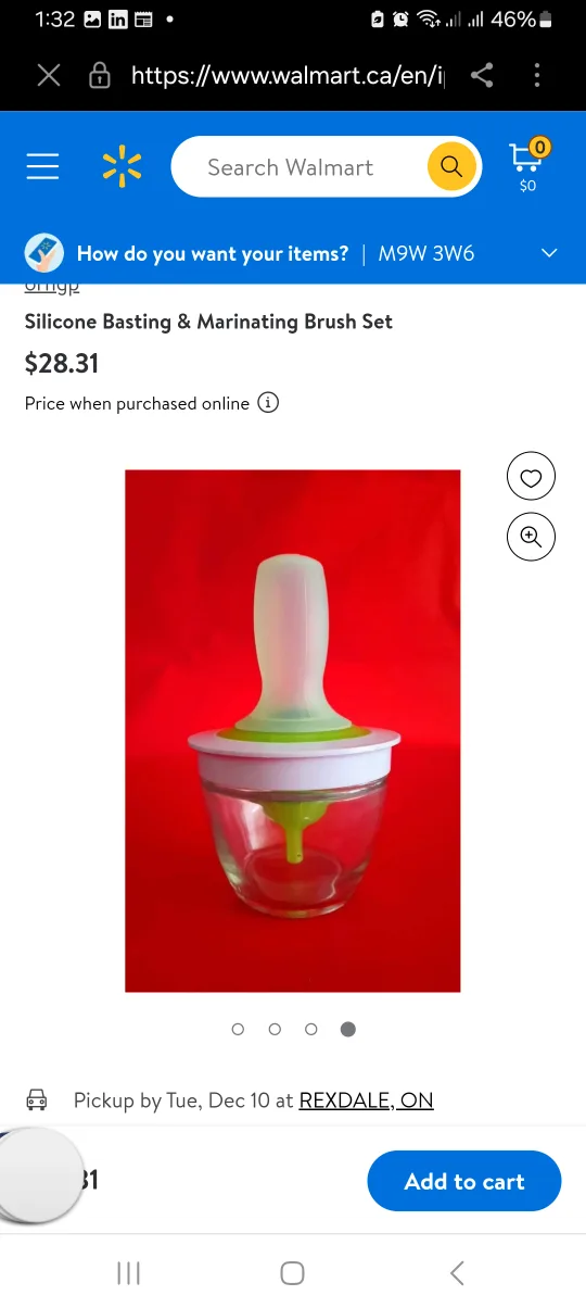 BNIB Luciano Gourmet Silicone Basting Brush Set image indicator(7)