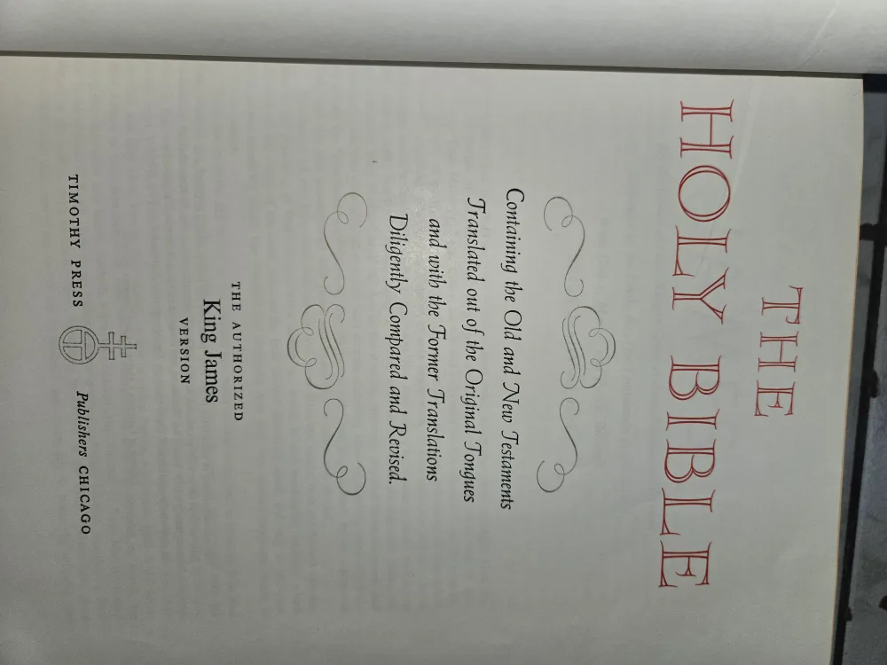 Antique - 1959 Holy Bible Rembrandt Edition image indicator(9)