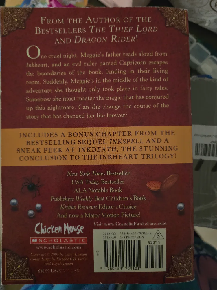 Inkheart by Cornelia Funke #freecycle image indicator(2)