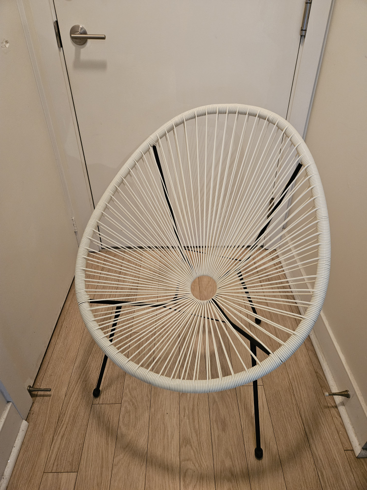 Acapulco White Chair - Moving sale!