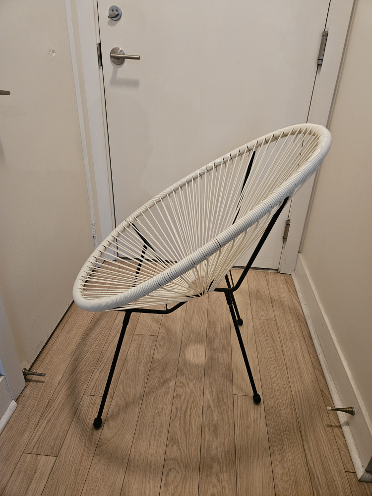 Acapulco White Chair - Moving sale! - photo 2