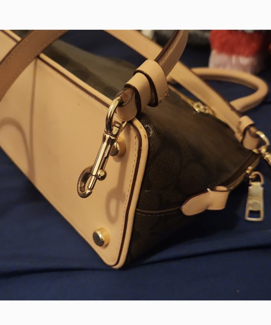 Coach Signature Brown and Tan Handbag - photo 3