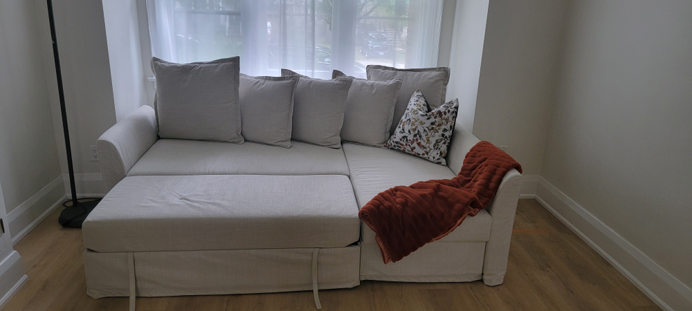 HALF PRICE IKEA  Corner Sofa-Bed - photo 2