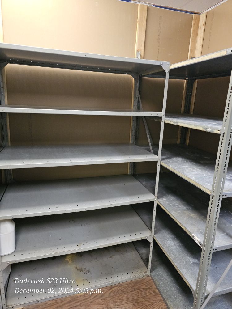 commercial metal shelves/rack