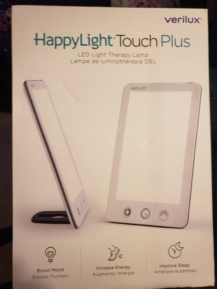 Verilux HappyLight Touch Plus LED Light Therapy Lamp