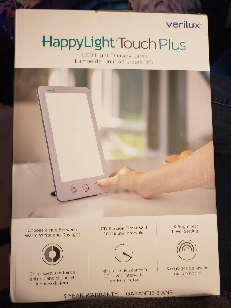 Verilux HappyLight Touch Plus LED Light Therapy Lamp - photo 2
