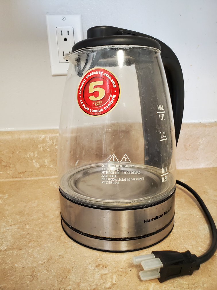 MOVING SALE - Hamilton Beach Electric Glass Kettle - photo 2