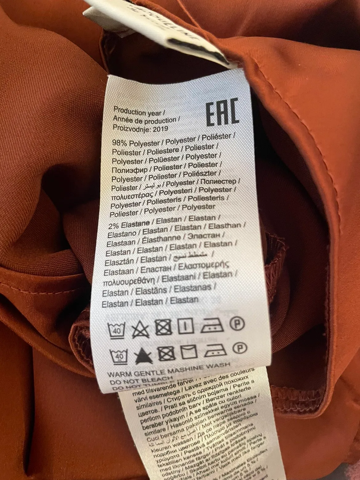 Brown cowl neck dress image indicator(10)