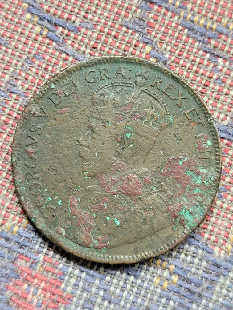 1918 Canadian One Cent Penny Coin image indicator(2)