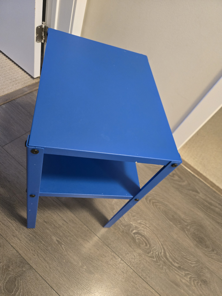 Blue Metal Side Tables 2 - photo 2