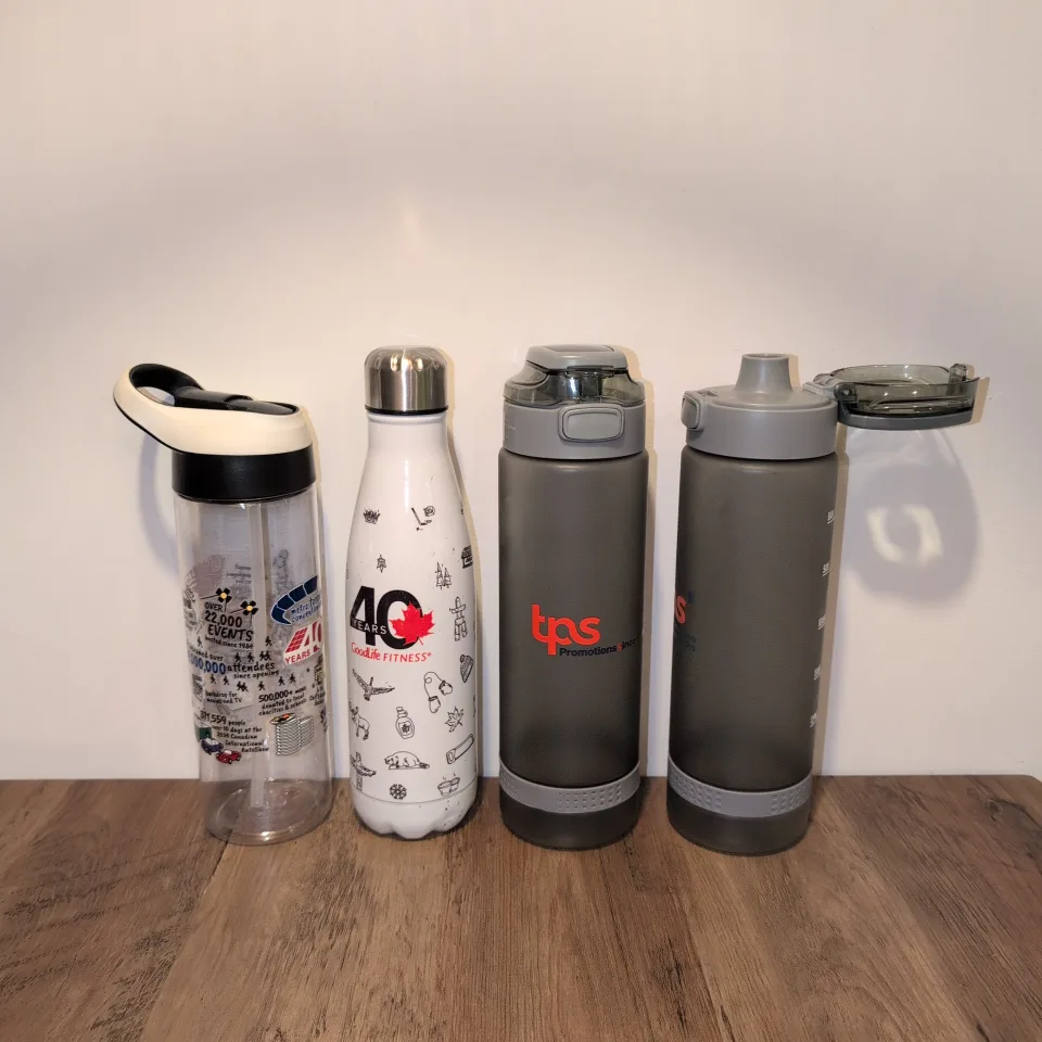 Set of 4 Water Bottles #freecycle thumbnail