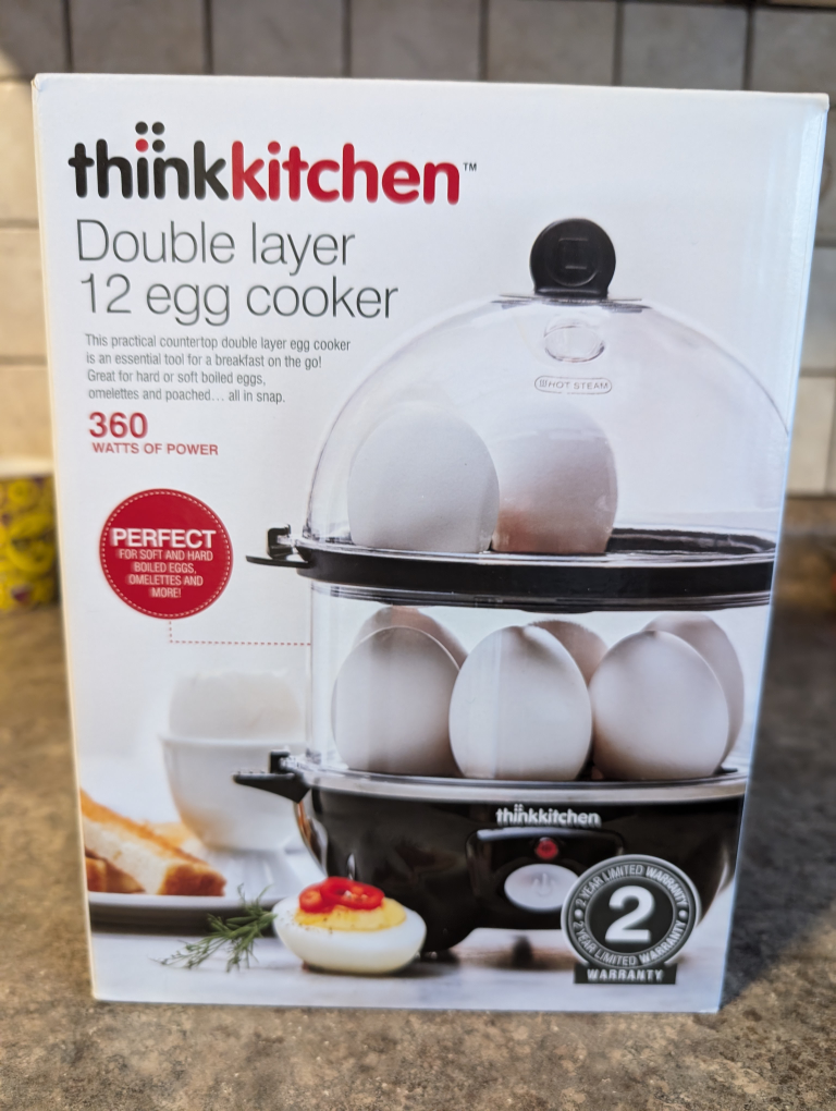 ThinkKitchen Double Layer 12 Egg Cooker