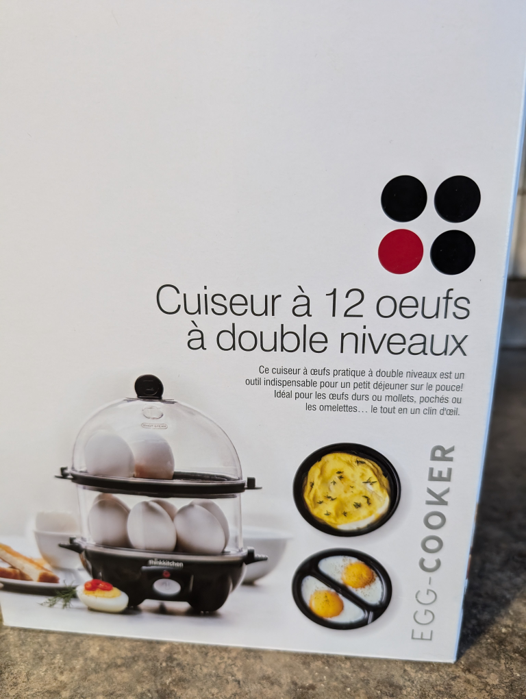 ThinkKitchen Double Layer 12 Egg Cooker - photo 2