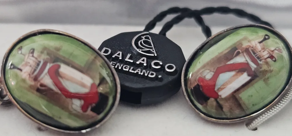 Dalaco Sterling Silver Golf Club Cufflinks image indicator(3)