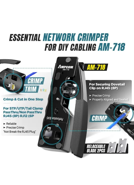 Ethernet Crimper kit 9-in-1 image indicator(2)