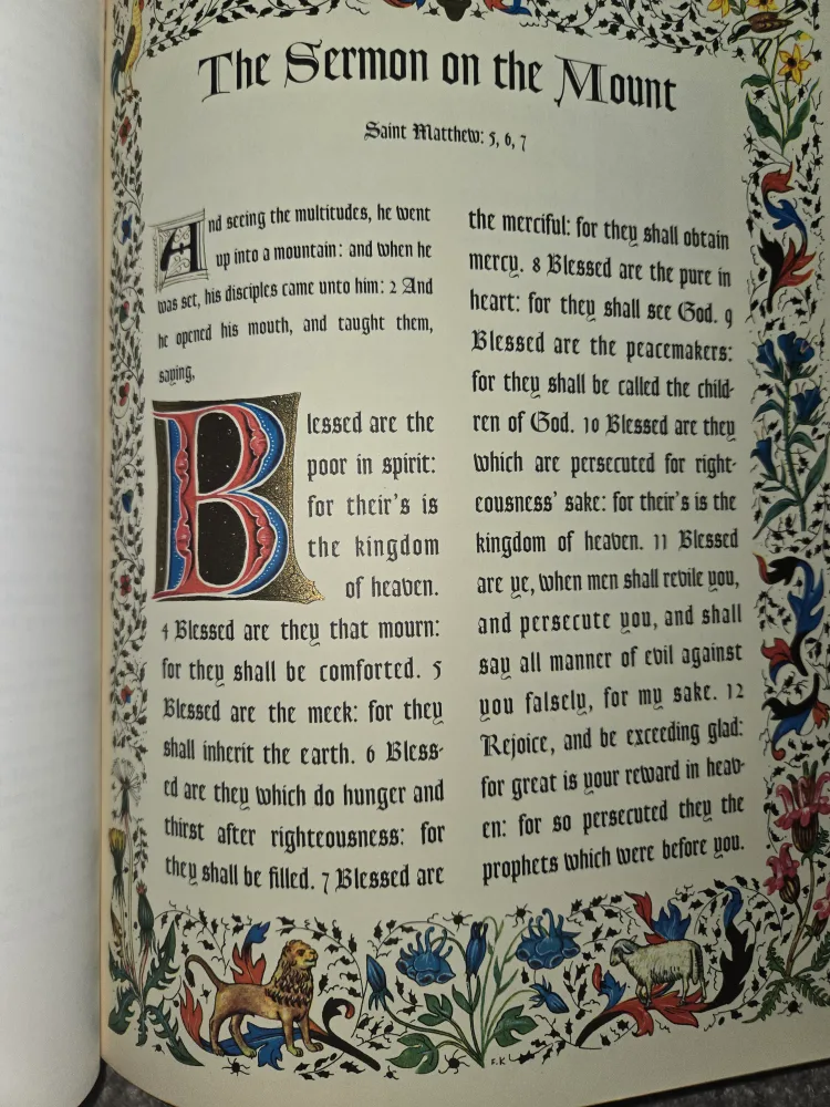 Antique - 1959 Holy Bible Rembrandt Edition image indicator(4)