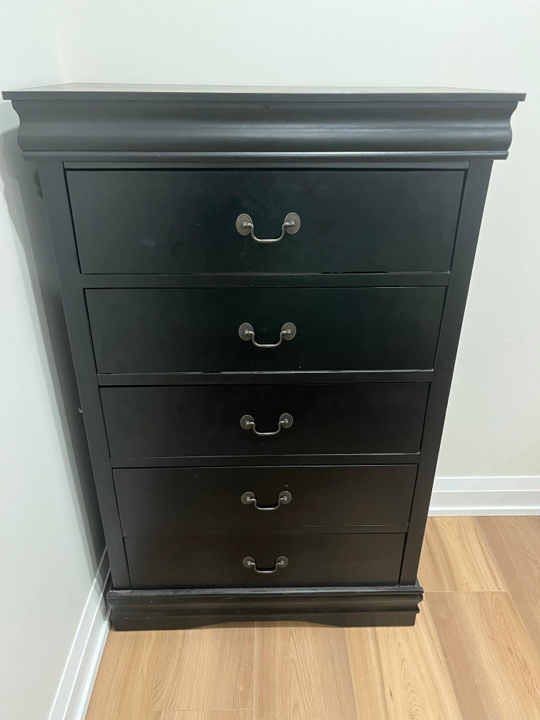 Hardwood Chest of Drawers in Chocolate Color - photo 2