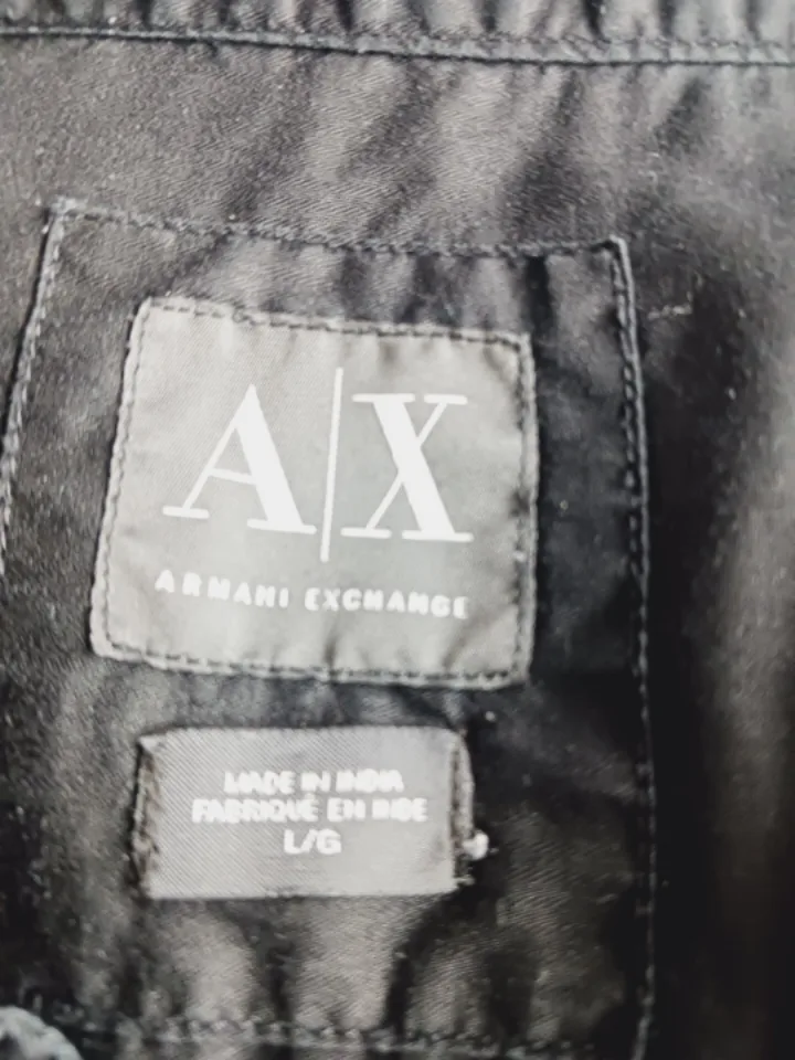 Armani Exchange Men's Long Sleeve Button Up Shirt image indicator(2)