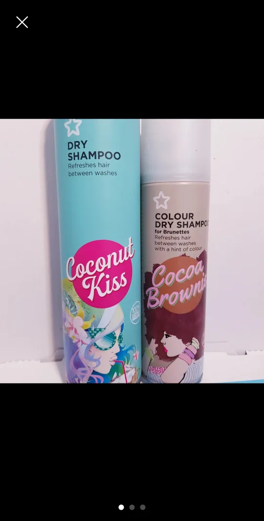 2 x Dry Shampoo - Coconut Kiss & Cocoa Brown image indicator(2)