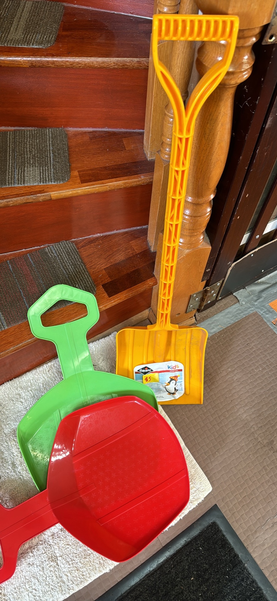 Kids' Snow Shovel and sleds  #ThriftyPicks