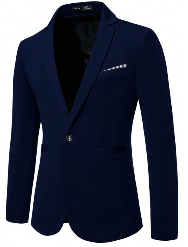 Men's Blue Navy Blazer Jacket brand new!