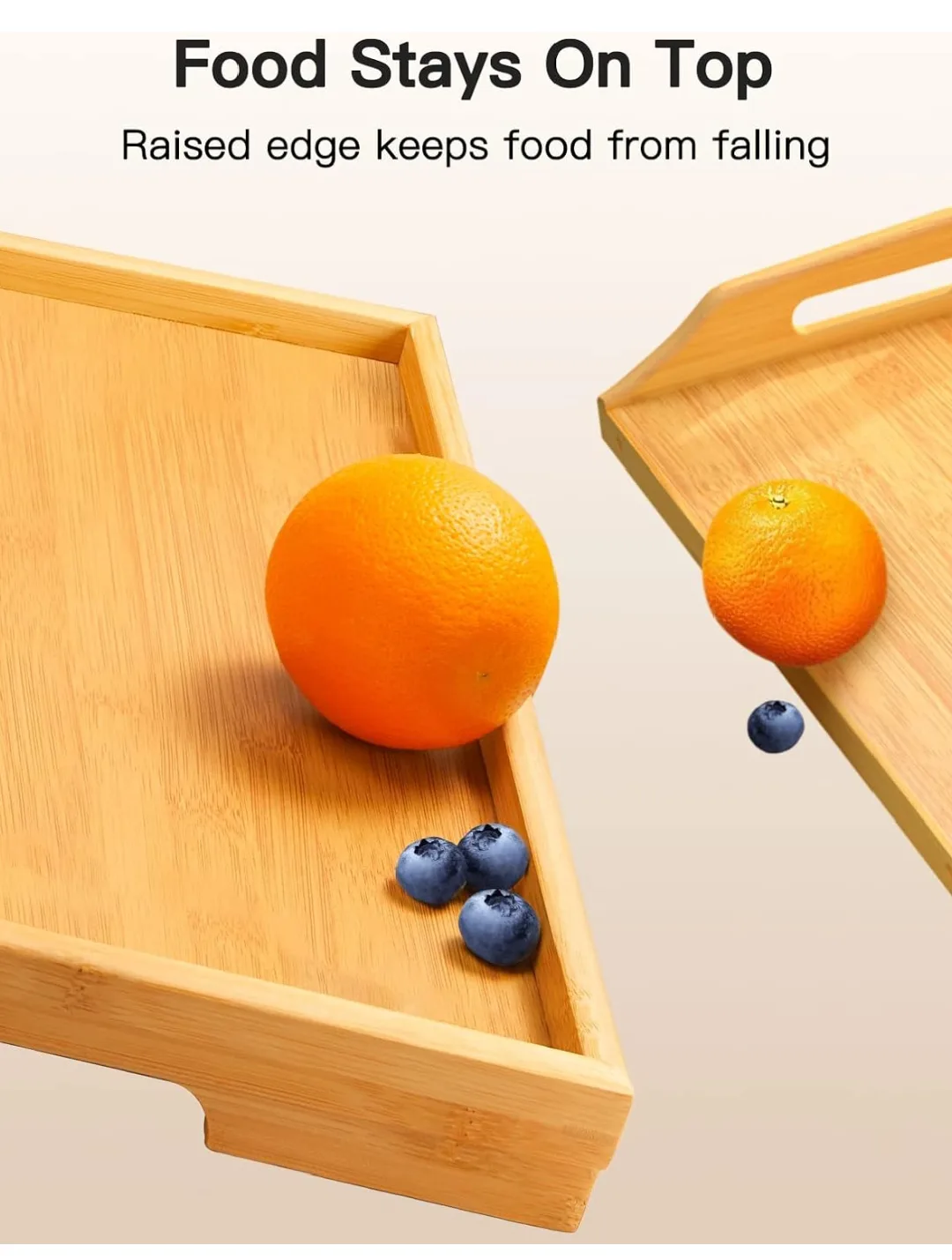 Bamboo Serving Tray Table image indicator(4)