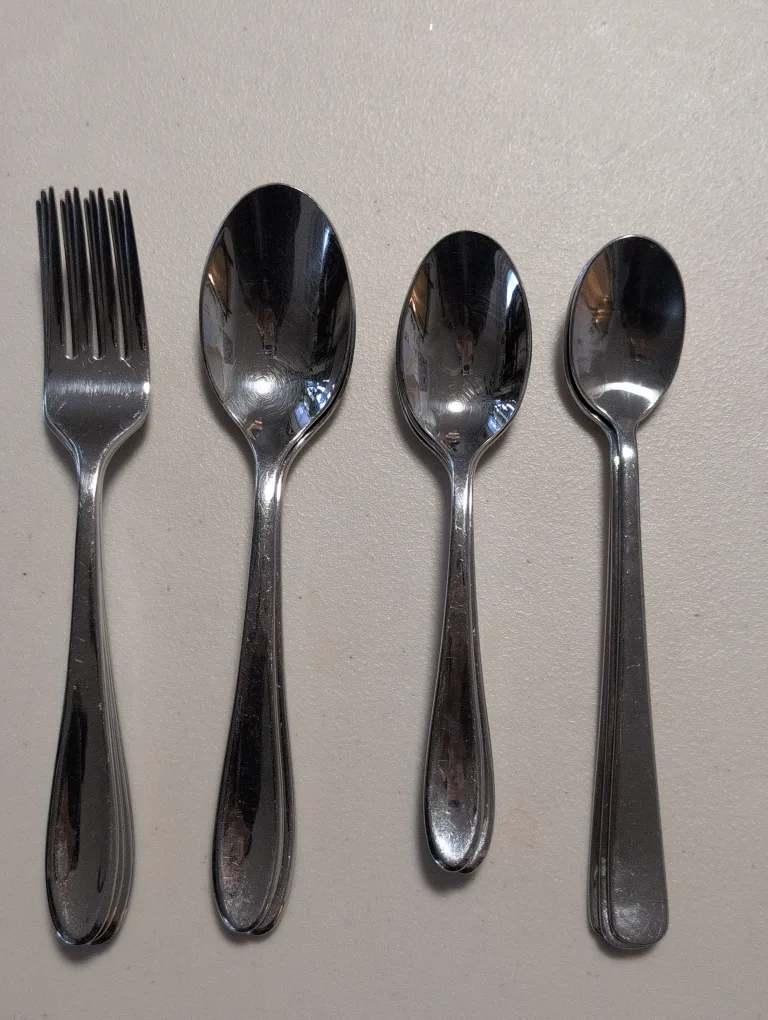 stainless steel utensils (spoons, forks) thumbnail