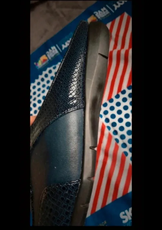 Comfortview Women's Blue Snake Skin Mules image indicator(4)