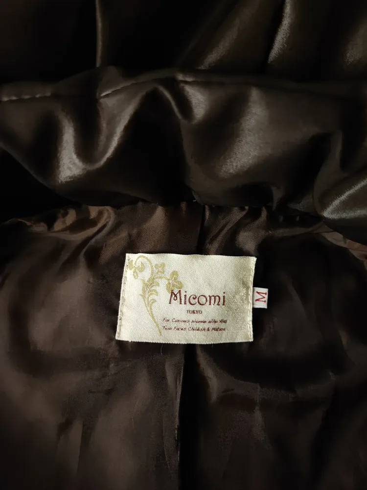 #ThriftyPICKS Brown Faux Fur Trimmed Winter Coat image indicator(6)