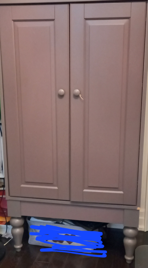 (NEED GONE ASAP) IKEA Purple cabinet wardrobe with two doors