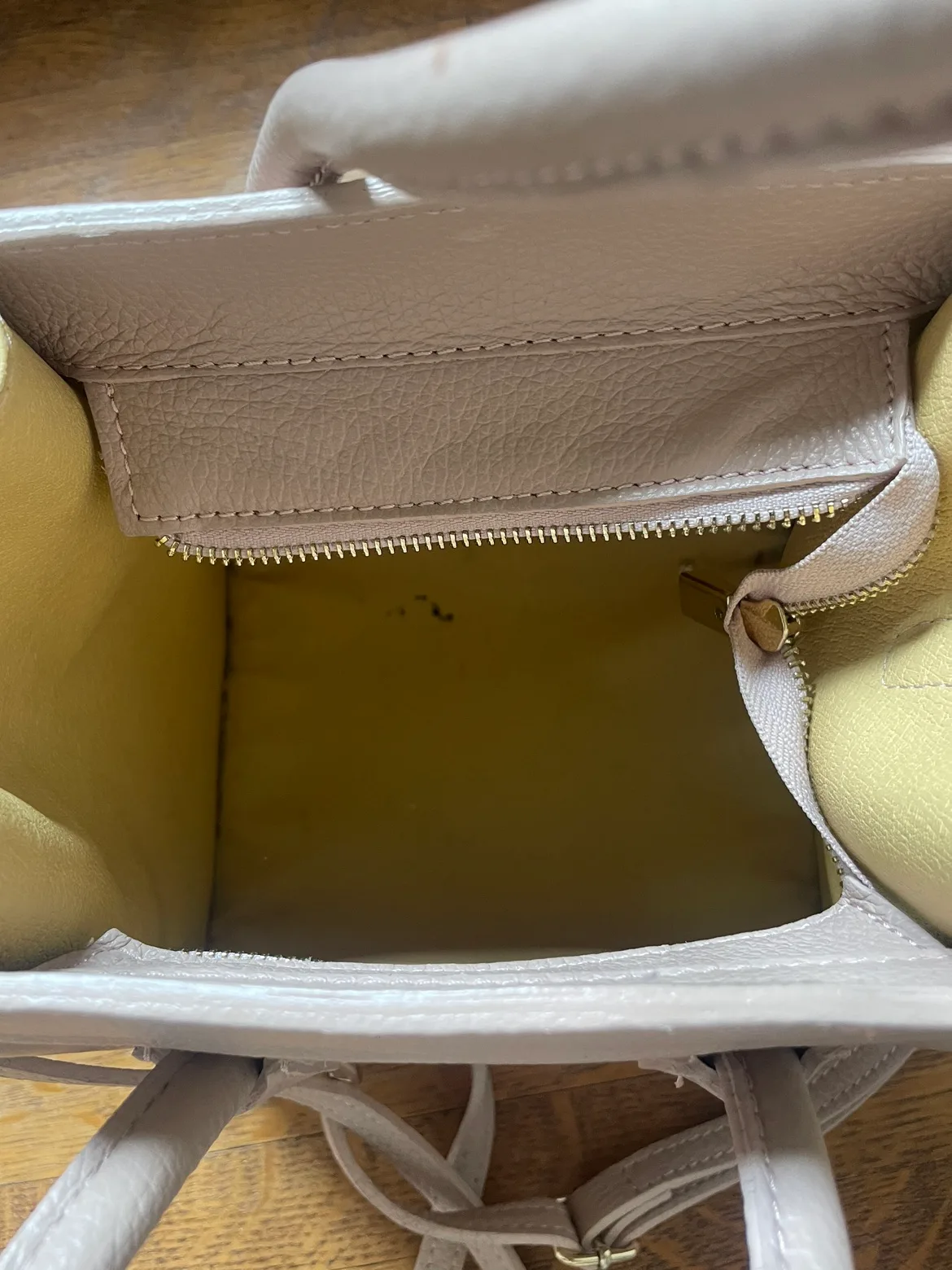 Leather Celine style purse image indicator(6)