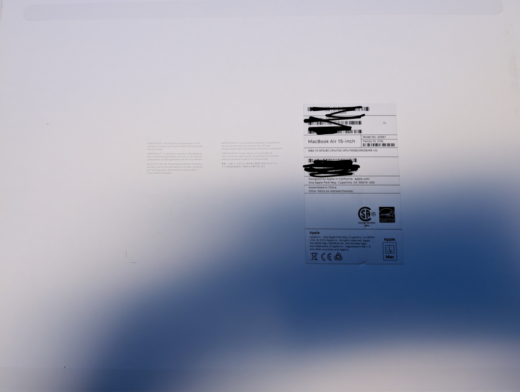 MacBook Air 15-inch M2 2023 with Apple Care - photo 2