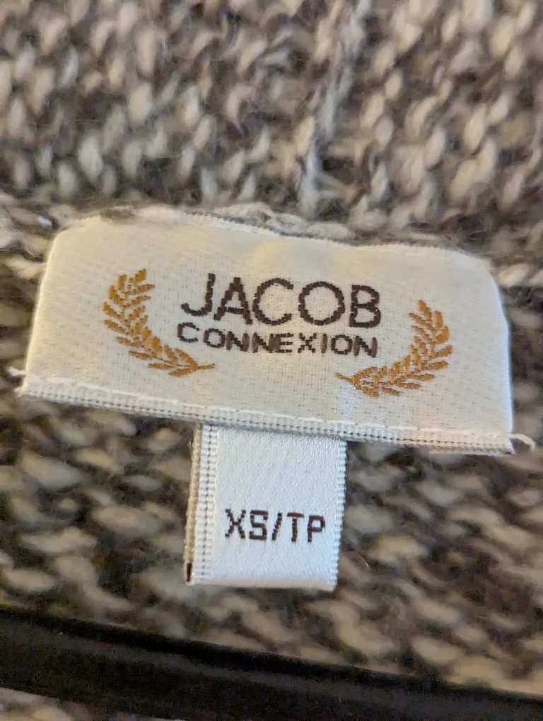 Jacob Connexion green& white short sweater image indicator(3)