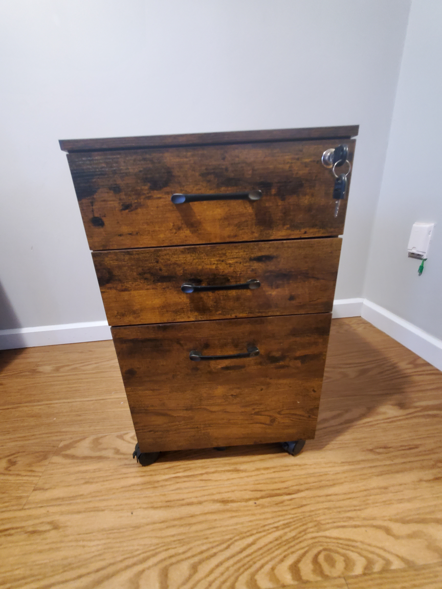 MOVING SALE - 3 Drawer Mobile File Cabinet