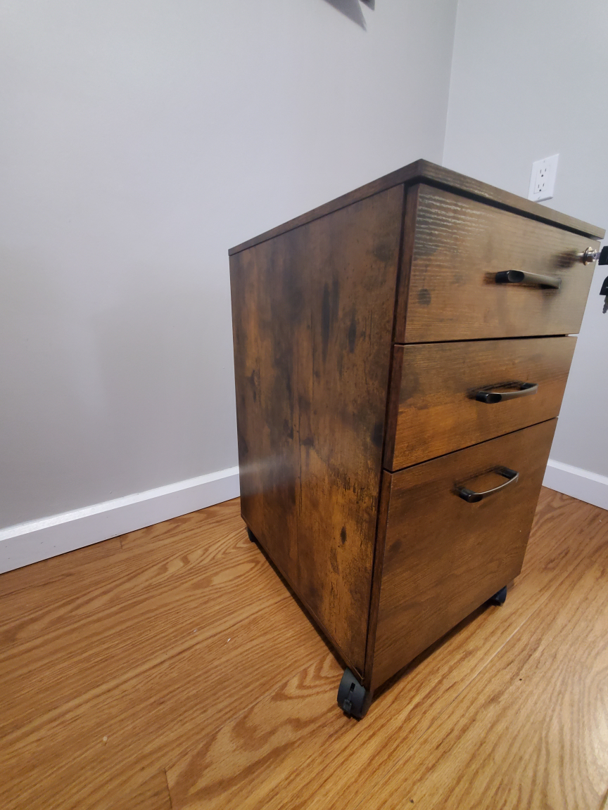 MOVING SALE - 3 Drawer Mobile File Cabinet - photo 2