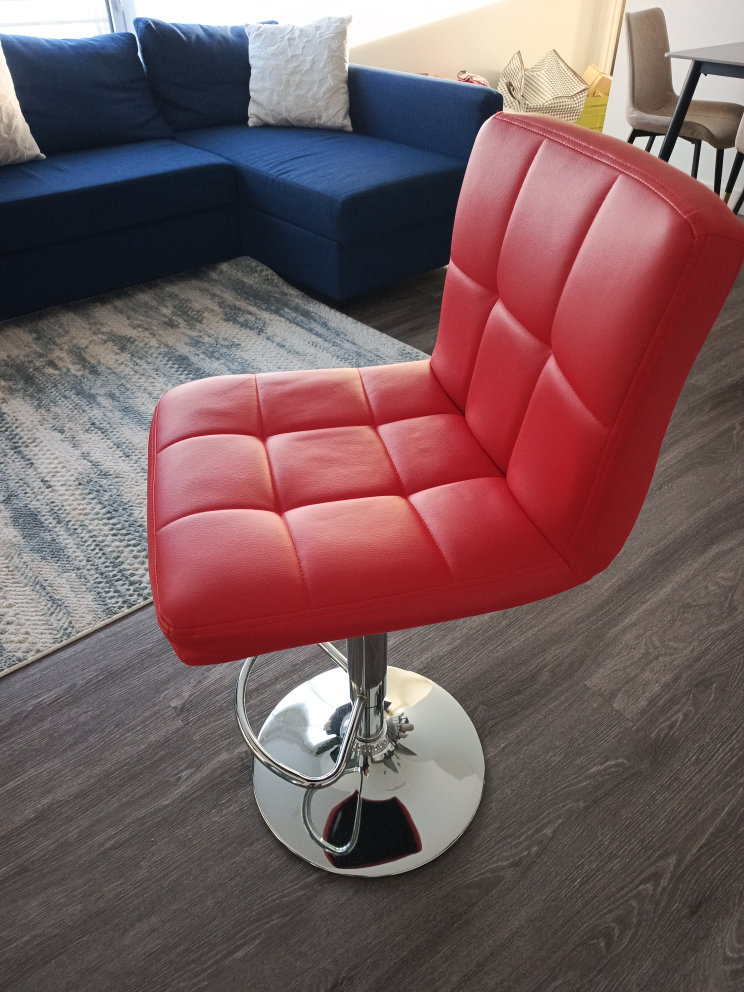 Red Bar Stool x2